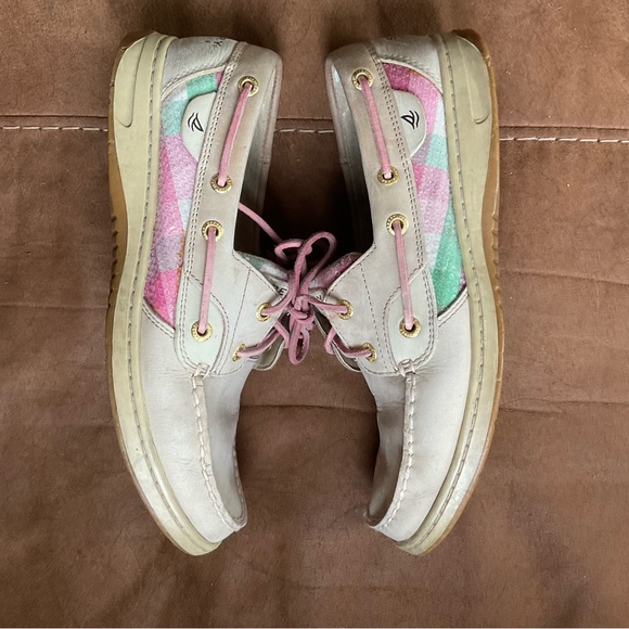 Sequined Sperry Boat Shoes s9 - Picture 4 of 10